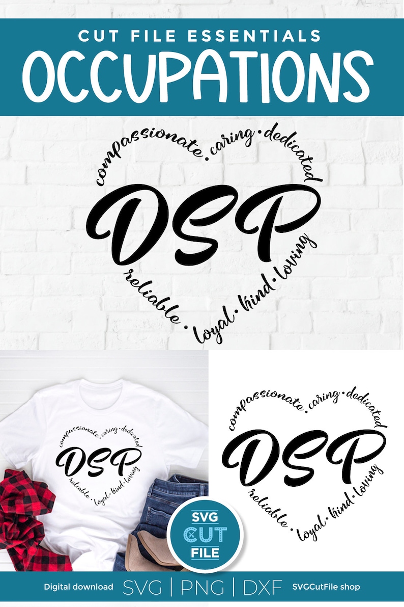 DSP Svg, Direct Support Professional Svg, Caregiver Svg, Patient Care ...