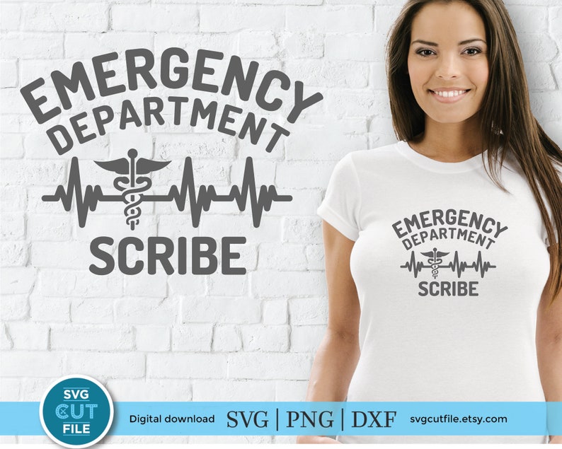 ER scribe svg emergency department scribe emergency room Etsy
