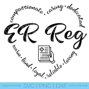 ER reg svg, Notaufnahmeregistrierung svg, Notfallaufnahme, ER-Entlassung svg, äh-Team svg, äh-Entladen svg, äh-svg, Herz svg