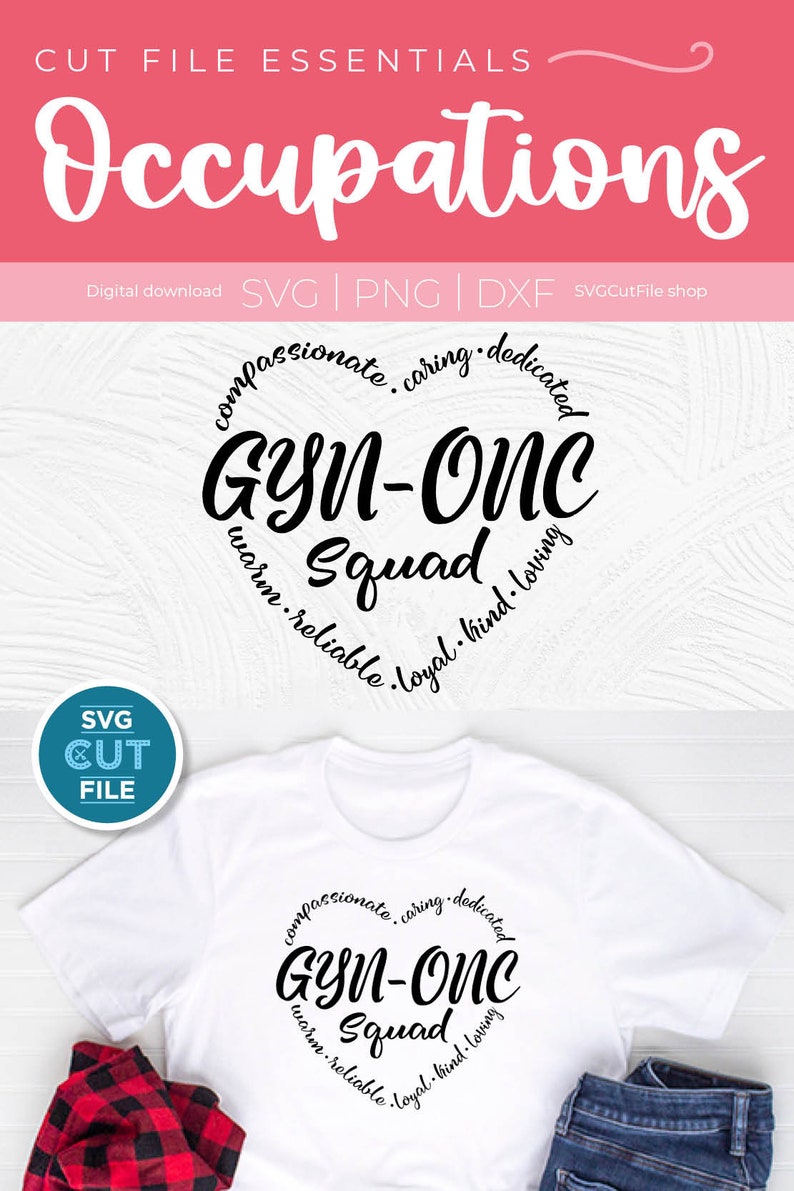 GYN ONC Svg, GYNONC Svg, Gyn-onc Squad Svg, Gynecologic Oncology ...