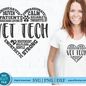 Vet tech svg, Veterinary Technician svg, Veterinary Tech svg, small animal vet tech, dog vet tech svg, cat vet tech svg, veterinary svg image 2
