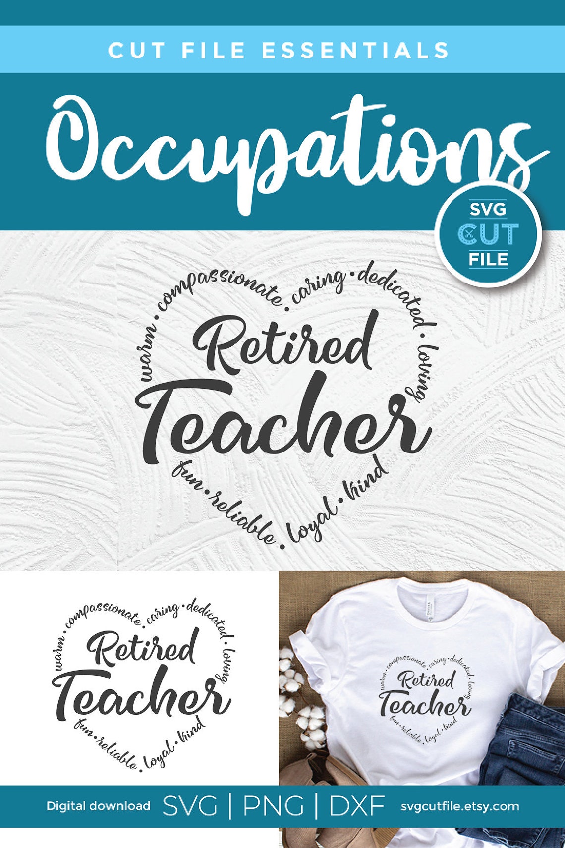 Download Retired teacher svg retiring teacher svg retirement gift | Etsy