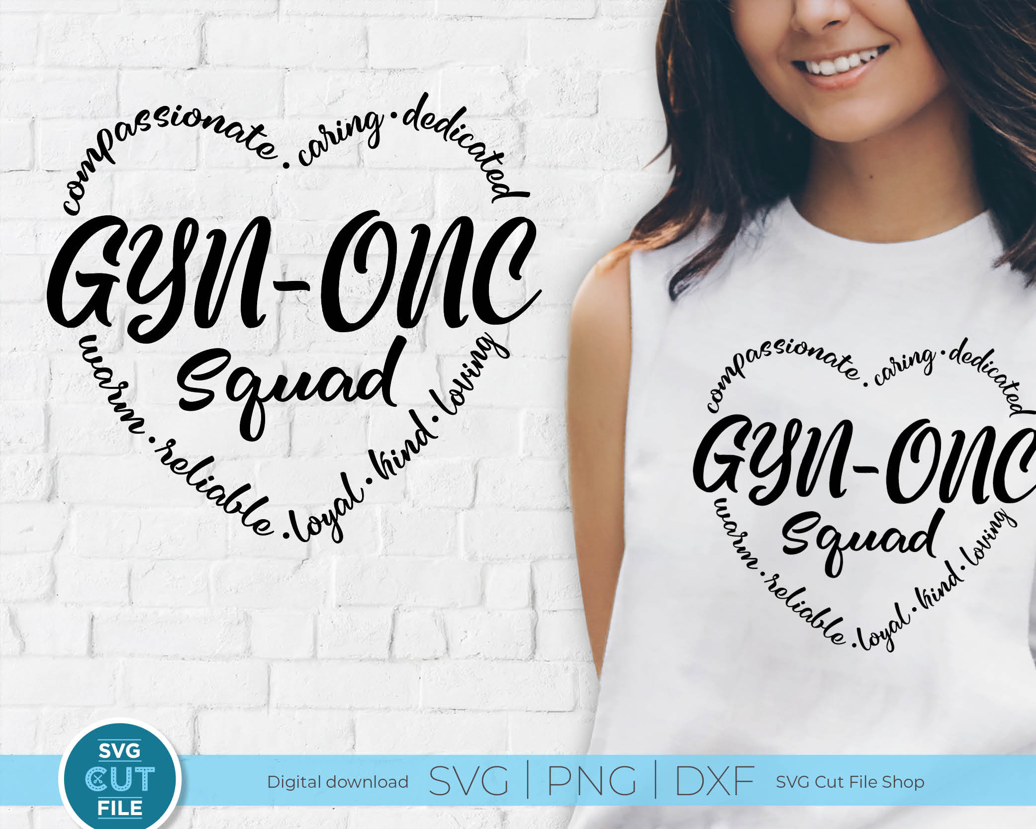 GYN ONC Svg, GYNONC Svg, Gyn-onc Squad Svg, Gynecologic Oncology ...