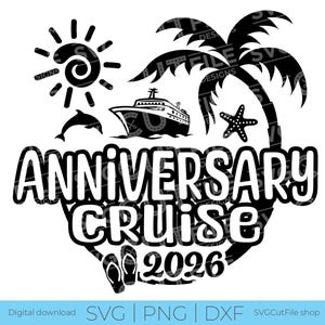Crociera per anniversario in formato svg, crociera per coppie, idea per maglietta per anniversario, moglie e marito in formato svg, crociera per moglie e marito in formato svg, crociera per moglie e marito, 2026