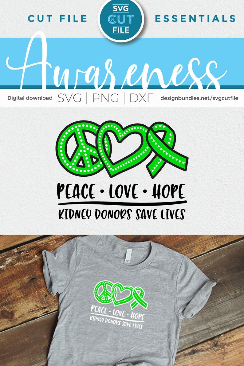 Kidney Donor Svg Kidney Donation Svg Transplant Svg Peace - Etsy