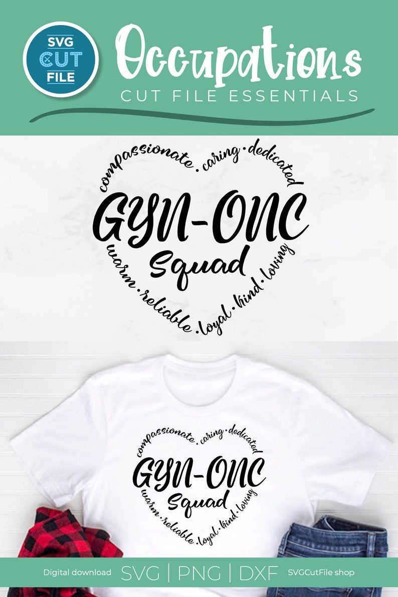 GYN ONC Svg, GYNONC Svg, Gyn-onc Squad Svg, Gynecologic Oncology ...