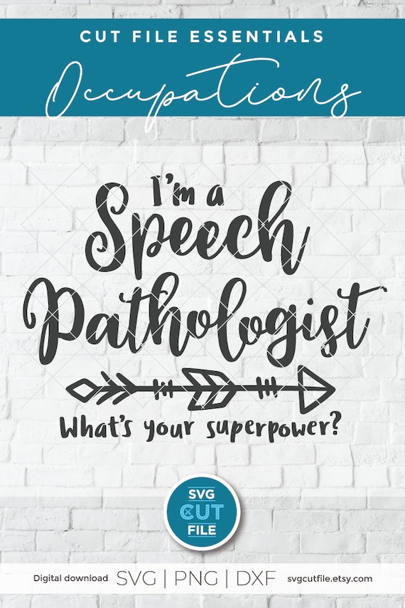 Speech Language Pathologist Svg Speech Pathologist Svg | Etsy