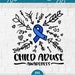 Child Abuse Svg, Child Abuse Awareness Svg, Child Abuse, I Wear Blue ...