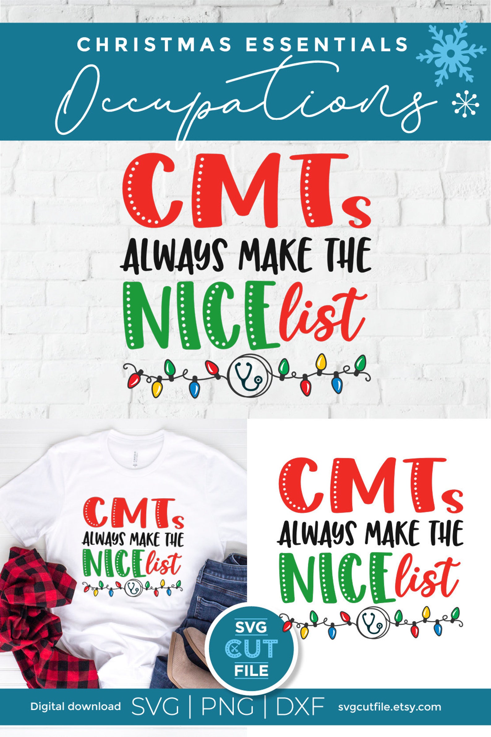 Christmas CMT Svg CMT Christmas Svg Holiday Certified Etsy