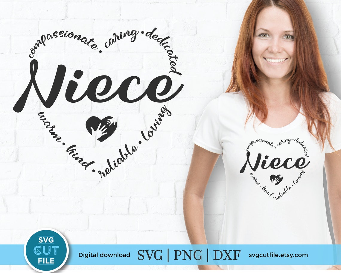 Niece Svg Nieces Day Svg Niece's Day Niece Heart Svg Etsy