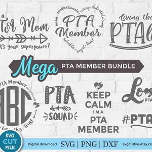 PTA svg, PTA bundle, pta life svg, teacher svg, teacher life svg, pto svg, pta mom, pto mom, svg dxf png, svg cricut cut file, vector svg
