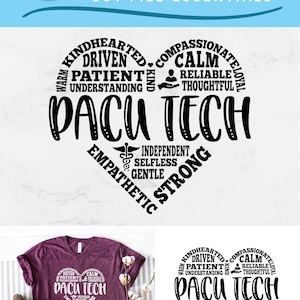 PACU Tech svg, unità di terapia post-anestesia, infermiere svg, tecnico pacu svg, tecnico svg, arte metropolitana cuore, PACU svg, lpn cma, cna