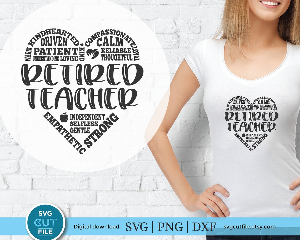 Download Retired teacher svg retiring teacher svg retirement gift ...