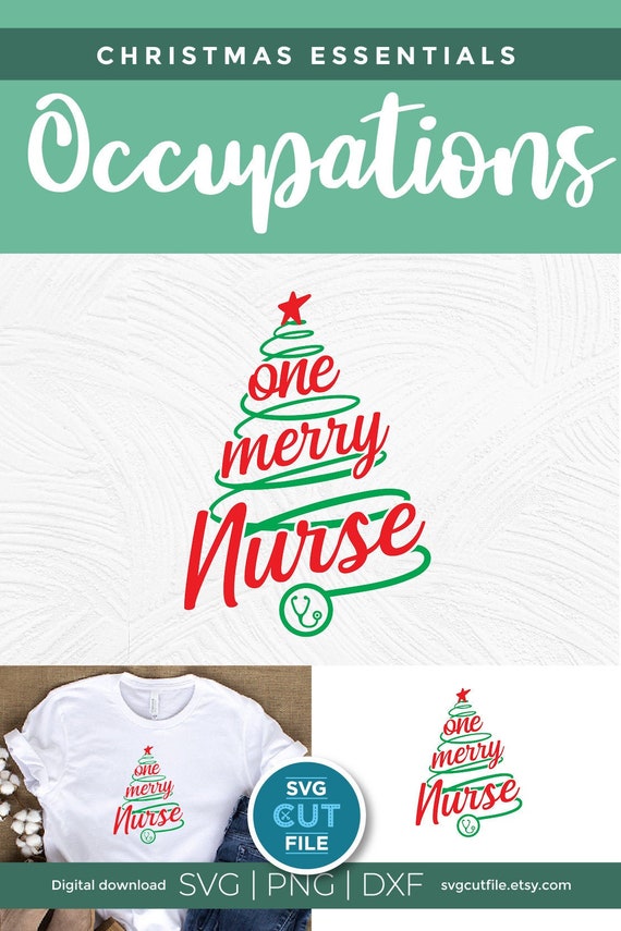 Download Christmas Nurse Svg One Merry Nurse Svg Holiday Nurse Svg Etsy PSD Mockup Templates