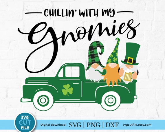 Irish Three Green Gnome Truck Shamrock St Patricks Day Gift T-Shirt Irish Three Green Gnome Truck Shamrock St Patricks Day Gift T-Shirt