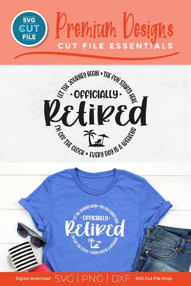 Retired Svg, Officially Retired Svg, Retiring, Great for a Nurse or ...