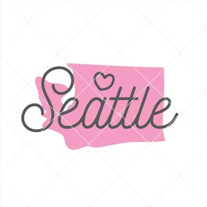 Seattle svg, washington svg, seattle vektor, seattle cut file, washington state svg, state svg, washington clipart, svg dxf png, Seattle WA