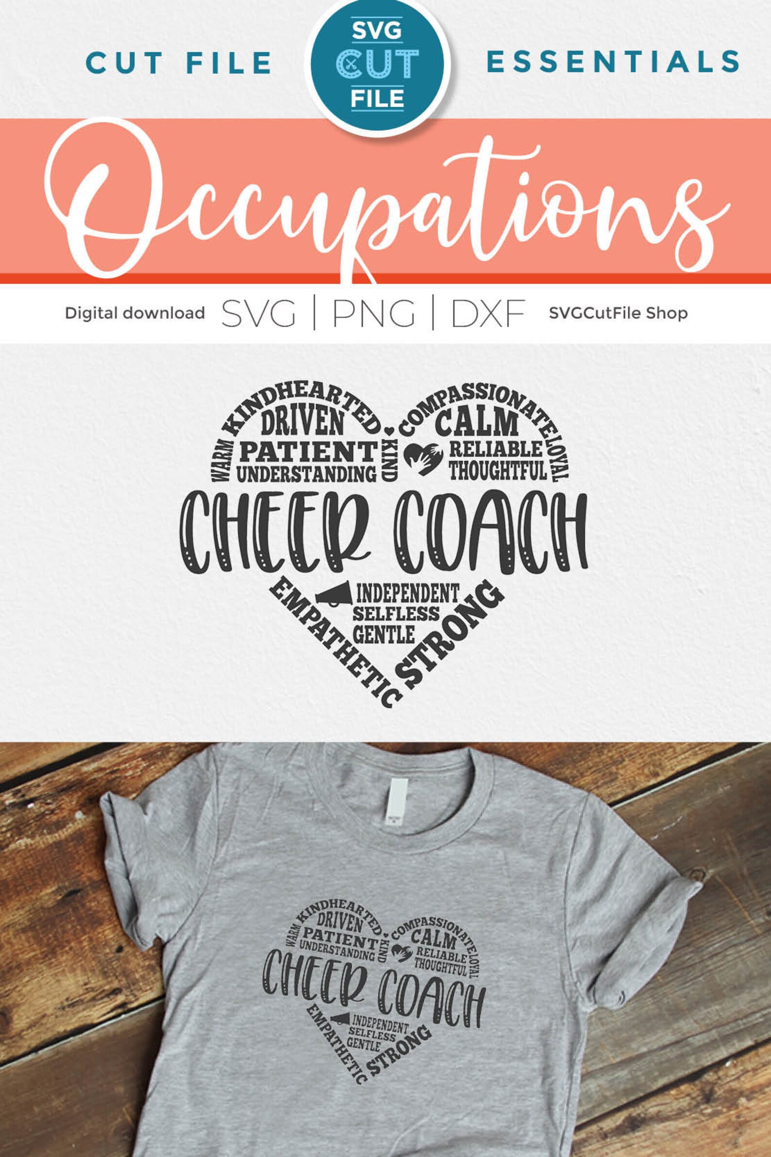 Cheer Coach Svg Coach Svg Coach Appreciation Bullhorn Svg Etsy