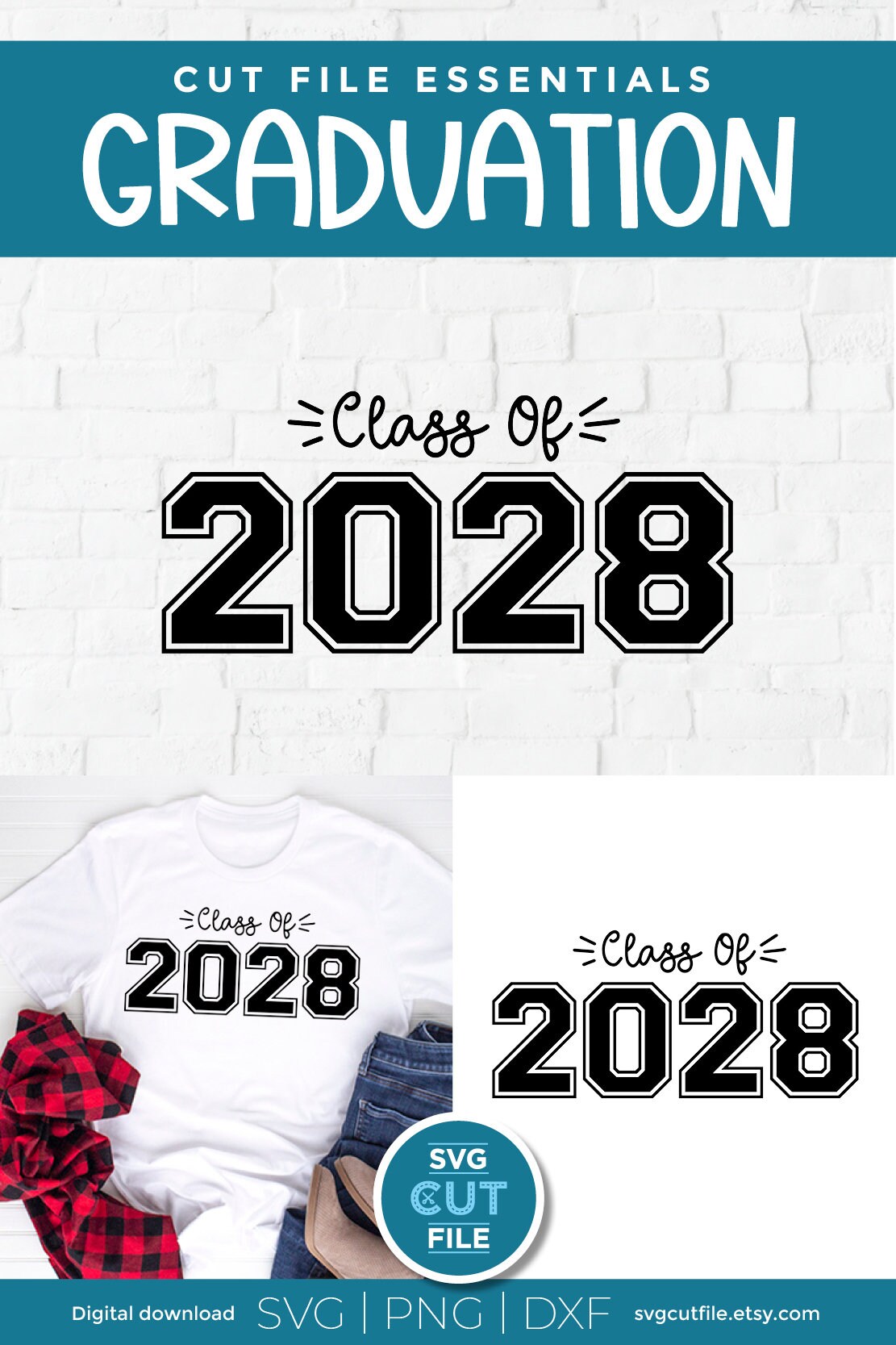 Class of 2028 Svg, Cute 2028 Grad Svg, 2028 Graduation Svg, 2028 Senior ...