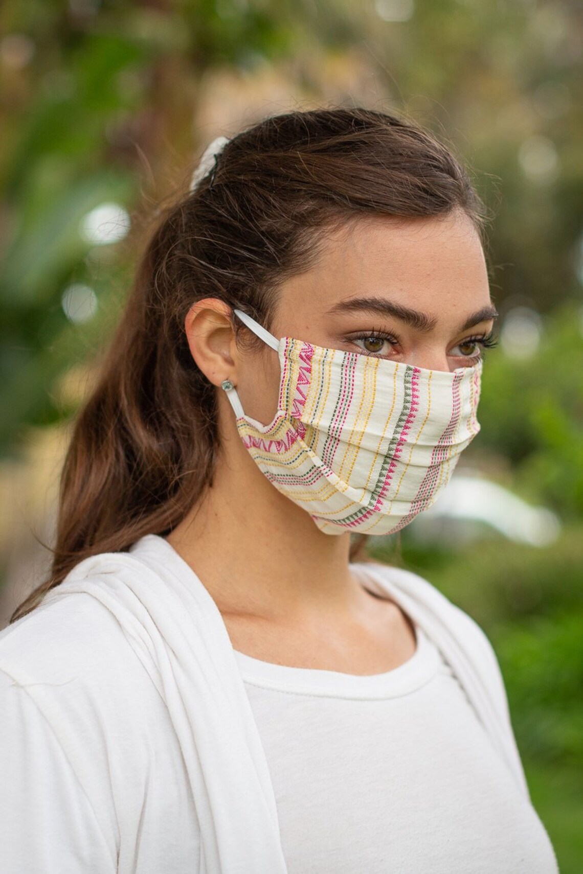 Earloop Patterned Face Mask Etsy