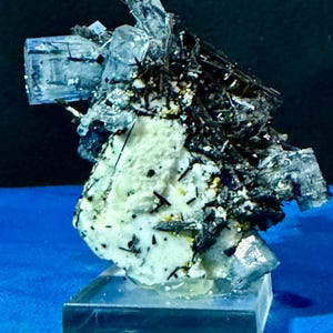 Beryl v. Aquamarine, Schorl, Orthoclase Specimen