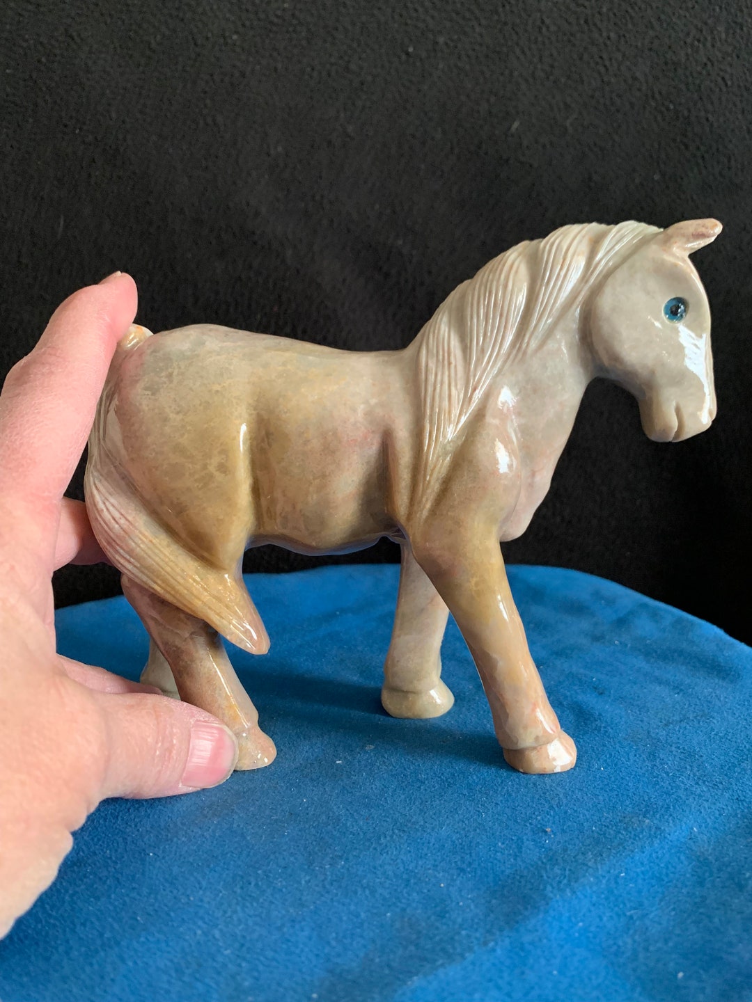 Peruvian Soapstone Carved Horse 6 Etsy