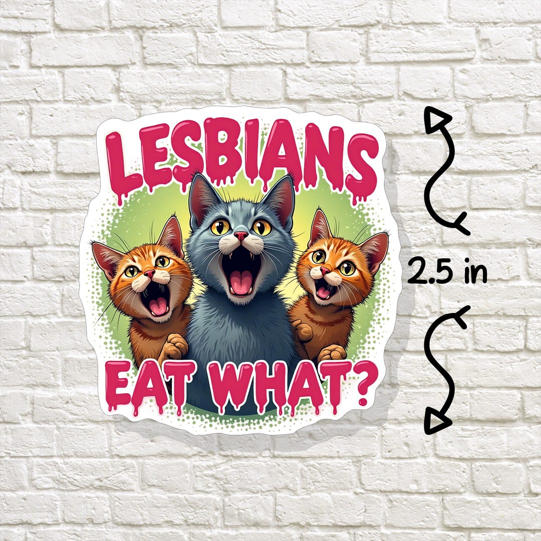 Lesbian Pride Sticker Pack, 8-piece Queer Girl Vinyl Decal Bundle ...