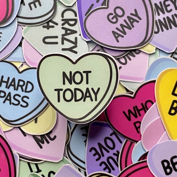 Funny Candy Hearts Etsy