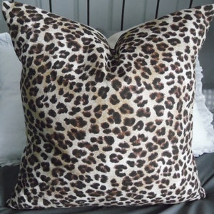 Leopard Sand.Animal Print.Brown.Tan.Cream.Pillow Cover.Slipcovers.Toss Pillows.Throw Pillows.Accent Pillow.Home Decor.