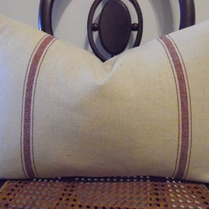 2 Color Choices:GRAIN SACK.Pillow Cover.Slipcover.Farmhouse Decor Pillow.Slipcover.Country Decor.Farmhouse.GrainSackToss.Throw.Accent pillow