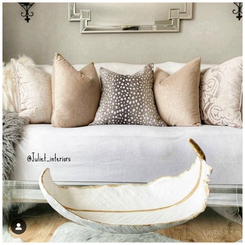 Fawn Mink Pillow Covers Slipcovers Toss Pillows Throw Image 0