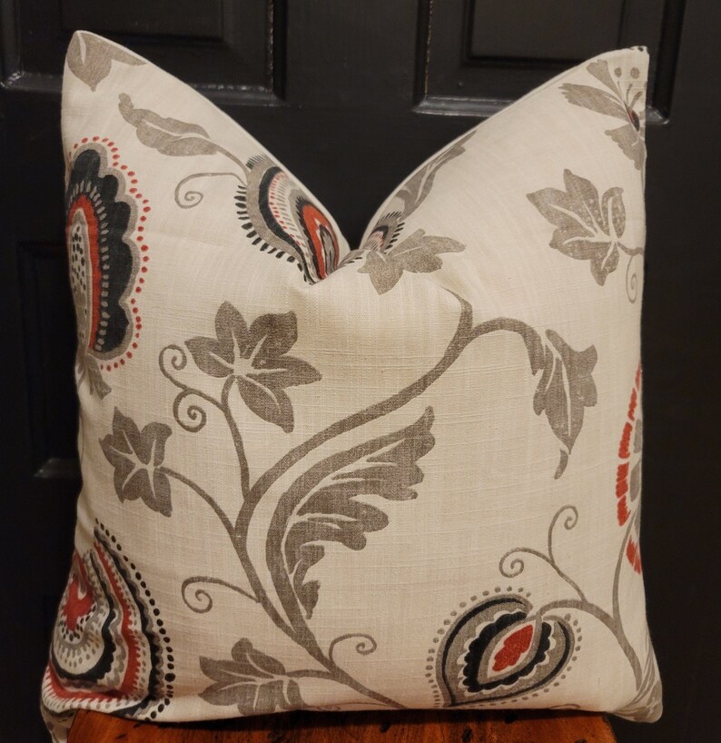 2 COLOR Optionsrichloom Coral. Toss Pillows.throw Etsy