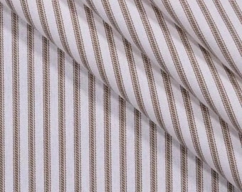 2 Options of Stripe. Berlin Ticking in Driftwood. Driftwood Oxford Stripes. Pillowcase. Pillow Covers. Slipcovers.