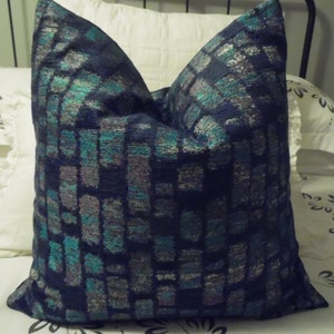 Boseman Chenille Mediterranean .Pillow Covers.Slipcovers.toss pillows.Cushion covers.Throw Pillows.Lumbar Pillows.