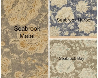 3 COLOR Choices: Magnolia Home Fashions Seabrook Harbor.Farmhouse Toss Pillow.Throw Pillows.Floral.Slipcovers.Pillow Covers.Distressed Blue