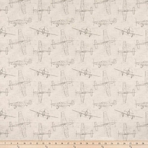 NEW.Vintage Flyer.Grey/Gray Natural.Airplanes.Pillowcovers.slipcovers.Toss Pillows.Throw Pillows.Accent Pillows.Air Traffic.Military.Pilot.