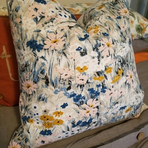 Florals.Pillow Covers.Toss Pillow.Kaufman.Throw Pillows.Slipcovers.Pillow Cover.Home Decor.Floral.Branch.Fall Decor.Autumn Florals