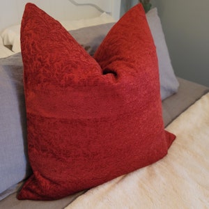 Chenille Pillow covers. Holiday decor.Wine.Toss pillows. Throw pillows. Slipcovers.