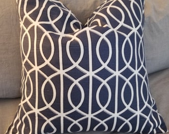 GEOMETRIC.Blue.Black.White.Modern.Pillow Covers.Home Decor.MODERN.Pillow Cover.Slip Cover.Modern Decor.Glam Decor.Toss Pillow.Throw Pillow.