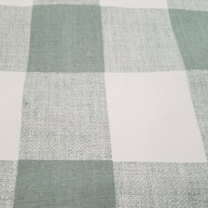 Soft Green 2 Inch Check.Green and white.Farmhouse.Cournty Check.Pillowcovers.Slipcovers.toss pillows.throw pillows.Accent Pillows.