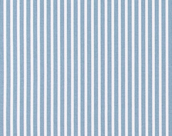 Weathered Blue Gingham and Stripe Pillow covers. Slipcovers. Pillowcases