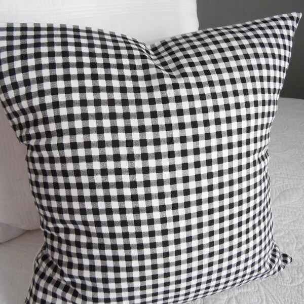 Slipcovers.Toss Pillow.Throw Pillows.Pillow Cover.1/4 in. Black CK.Farmhouse.Pillows.Slip Cover.Farmhouse Pillow Cover.