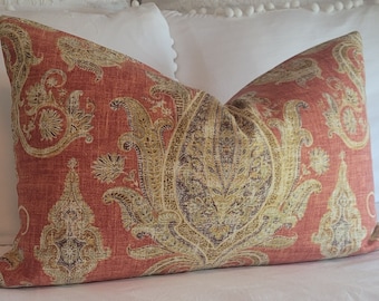 P Kaufmann Tomato. Pillow covers. Slipcover. Pillowcase. Reds