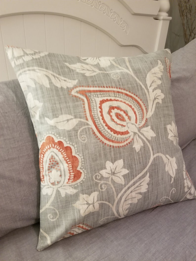 2 COLOR OPTIONSRichloom Coral. Toss Pillows.Throw Etsy