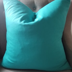 Aqua.Farmhouse Pillow.Throw Pillow.Slipcovers.Toss Pillow.Cushion Cover.Bedroom Decor.Living room Decor.Spring Decor.Summer Decor.