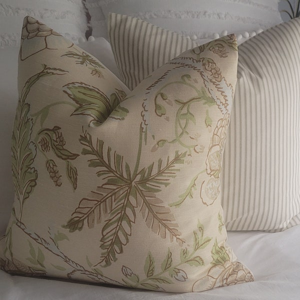 THIBAUT Floral pillowcovers. Slipcovers.