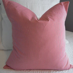 Stripe.Pillow Covers. Decor.Independance Day.4th of July.Memorial Day.Slip Covers.Home Decor.Toss pillow.Throw Pillow covers.Accent pillows image 1