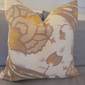 David Hicks Turkish Flower Fall Pillow covers. Slipcovers. Fall Accents. Fall Decorative Pillow covers.