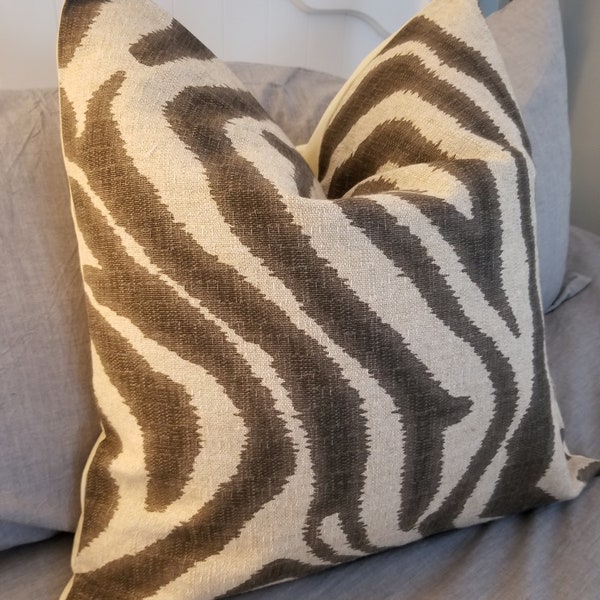 Zebra Lumbar Pillow Etsy