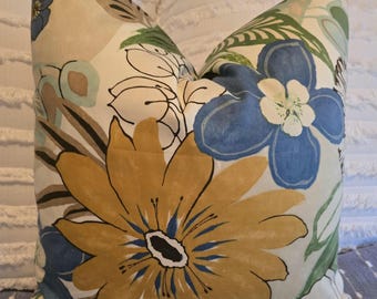 Robert Allen Floral Pillow Covers. Pillowcase. Slipcovers. Spring. Summer Decor